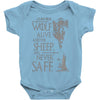 thrones wolf Baby Bodysuit
