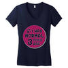 I WAS NORMAL 3 DOGS Women's V-Neck T-Shirt
