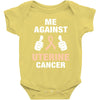 Me Against Uterine Cancer Baby Bodysuit