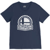 smash crest V-Neck Tee