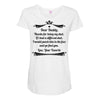 Dear Daddy, Thanks for Being my Dad Baby Boy Letter to Father Maternity Scoop Neck T-shirt