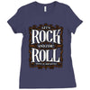 let's rock and or roll Ladies Fitted T-Shirt
