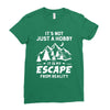 It's Not Just A Hobby It Is My Escape From Reality Ladies Fitted T-Shirt