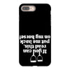 if you can read this put me back on my horse iPhone 8 Plus