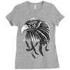 eagle ornate Ladies Fitted T-Shirt