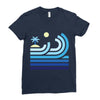 beach Ladies Fitted T-Shirt