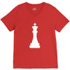 Chess King and Pawn V-Neck Tee