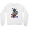 who loves rotweiller Crewneck Sweatshirt