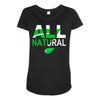 all natural Maternity Scoop Neck T-shirt