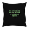 low resolution Throw Pillow
