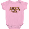 Daddy's Favorite Girl Baby Bodysuit