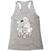 r2 d mew Racerback Tank