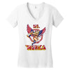miss 'murica Women's V-Neck T-Shirt