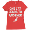 pet lover girls im one leads to another Ladies Fitted T-Shirt