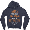 uncle the man the myth best uncle  ever Zipper Hoodie