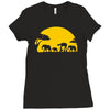 walker across Ladies Fitted T-Shirt