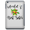world's best sister with flowers iPad Mini