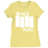 black flag new Ladies Fitted T-Shirt