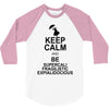 keep calm and be supercalifragilisticexpialidocious t shirt mary poppi 3/4 Sleeve Shirt