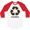 karma recycle 3/4 Sleeve Shirt