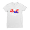 happy independence day the united states Ladies Fitted T-Shirt