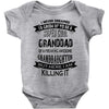 Super Cool Granddad Of A Freaking Awesome Granddaughter Baby Onesie