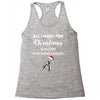 all i want for christmas is a cure carcinoid cancer Racerback Tank