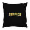 gold rush alaska Throw Pillow