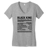 black king nutrition facts Women's V-Neck T-Shirt