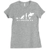 poker ~ fish to shark evolution ~ mens funny poker Ladies Fitted T-Shirt