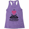 I Am Actually In A Very Commited Relationship Racerback Tank