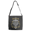 i am a cancer Adjustable Strap Totes