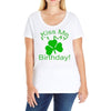 kiss me i't my birthday pi Ladies Curvy T-Shirt