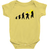 goku evolution (black) Baby Bodysuit