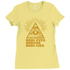 real eyes realize real lies Ladies Fitted T-Shirt