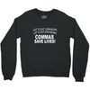 commassavenavy Crewneck Sweatshirt