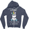 look i've created a unicorn Zipper Hoodie