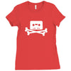 modern day pirate Ladies Fitted T-Shirt