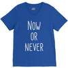 now or never V-Neck Tee