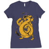 bruce, the dragon Ladies Fitted T-Shirt