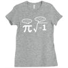 be rational get real nerdy geek pi nerd Ladies Fitted T-Shirt