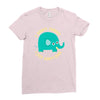 an elephant never cares Ladies Fitted T-Shirt