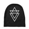 triangle printed Baby Beanies
