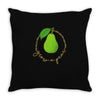 grow a pear Throw Pillow