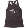camper camping fun zelten zelt hobby freizeit outdoor pc gaming Racerback Tank