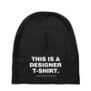 This is a Designer T-Shirt Baby Beanies