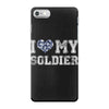 i love my soldier navy camouflage iPhone 7 Case