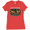 where the halflings are Ladies Fitted T-Shirt