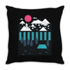 camp line Throw Pillow