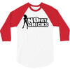 no fat chicks 3/4 Sleeve Shirt